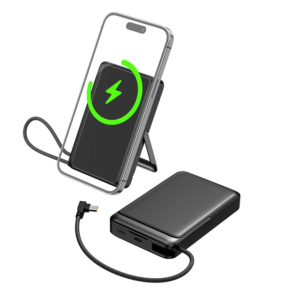 Powerbank 10000 mAh ( Işıklı Magsafe & 22.5w Hızlı Şarj  ) görseli 3