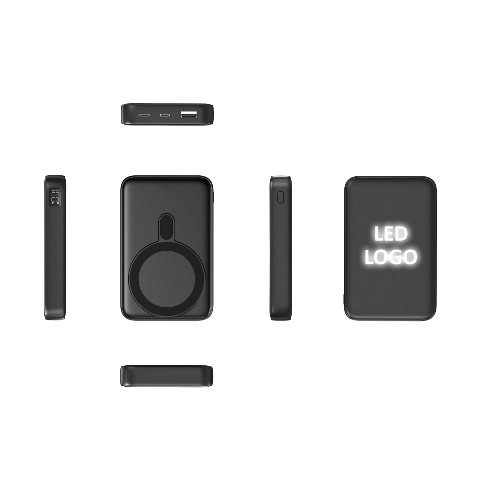 Powerbank 10000 mAh ( Işıklı Magsafe & 22.5w Hızlı Şarj  ) görseli 2
