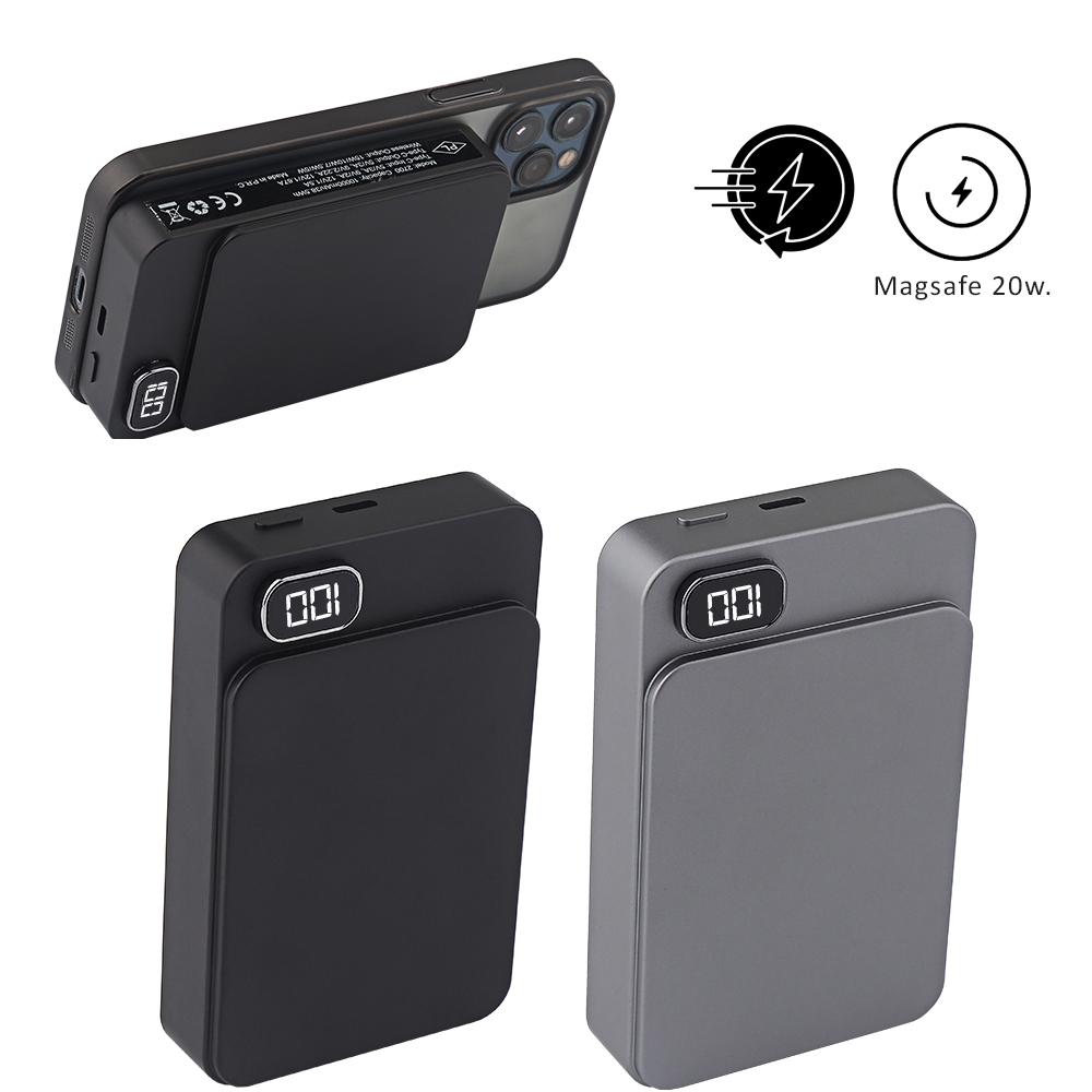 Powerbank 10000 mAh ( Metal Kasa & Magsafe )